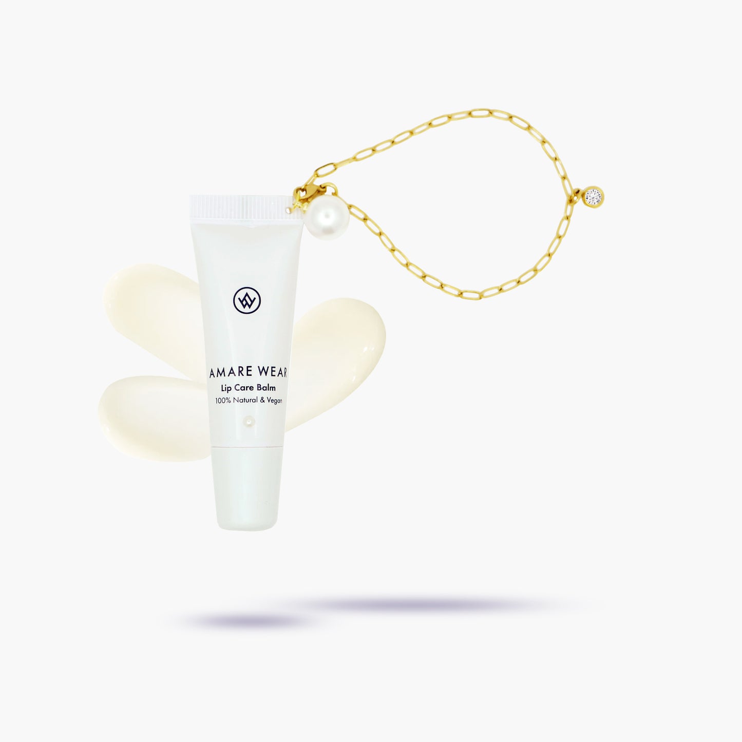 Luxury Vegan Clear Balm + Birthstone Charm